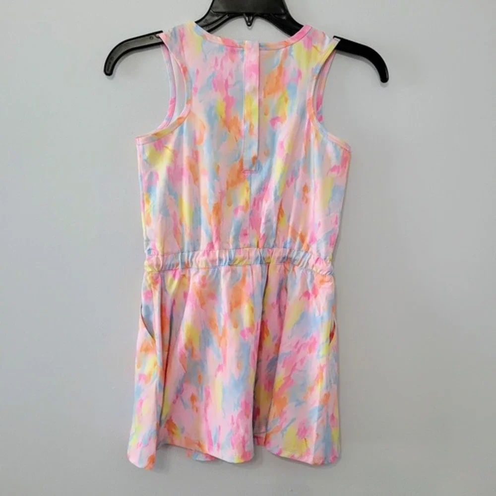 Bass Pro Shops Girls Performance Dress Size S‎ Neon Tie Dye